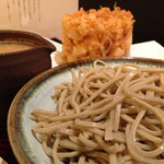 亀蔵 - かき揚げおろし蕎麦 1300円