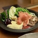 北新地しゃぶしゃぶすき焼き きらく - 季節野菜の盛り合わせ