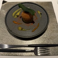 リストランテ ソットラルコ - 温前菜、カニクリームコロッケ