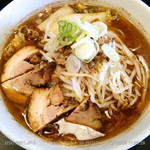 ら～めん　晴々 - 焦がしニンニクラーメン 2014.10.25