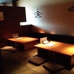 Kokekokko - 炭火串焼き『こけこっこ』さんのお座敷テーブル席～♪(^o^)丿