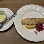 デニーズ 東習志野店 - スモークサーモンとじゃがいもの米粉ガレット～わさび＆バジル　715円