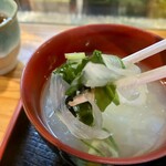 一福 - 味噌汁の具