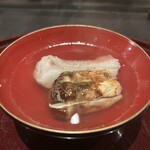 割烹 いわき - 松茸と鯛お吸い物