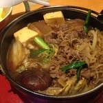 お酒・お惣菜・和食 竜田屋 - H.26.10.26.昼 牛すき鍋