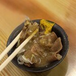 いづみや - もつ煮込み