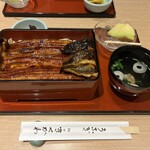神田きくかわ 第一ホテル東京店 - うな重【ロ】1匹半付き