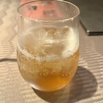 旬菜中華 杏芽 - 和製ベルモット、赤鬼ロッソのソーダ割り