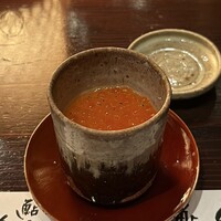 たでの葉 - スッポン出汁の茶碗蒸し イクラのせ