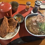 まるさん屋 - ソースカツ丼・おろし蕎麦セット
