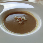 レストラン 香松 - ボルチーニ茸のポタージュスープ