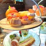 カフェRosa薔薇館 - 桃色ローズアフタヌーンティーセット¥2500込