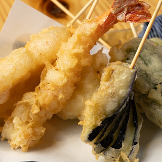 素材の旨みを閉じ込めたＹＵＭＥ自慢の天ぷらをぜひご堪能下さい