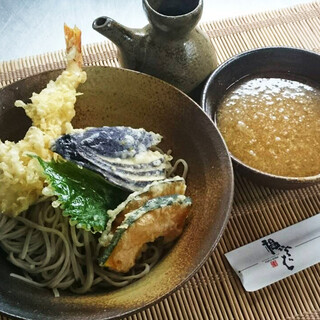 【人気メニュー！】えび天おろしそば…1400円
