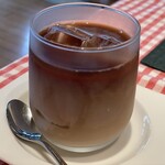 ビストロミモザ - アイスカフェオレ