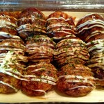 たこ焼 ぺちゃ焼 あほや - 料理写真:たこ焼き12個￥850