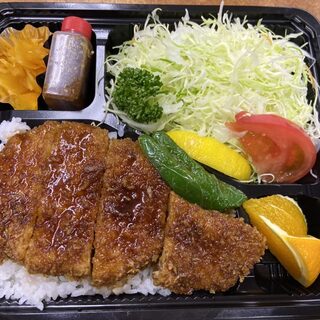すき焼き福田屋 - 料理写真:かつ重サラダ付き（テイクアウト）