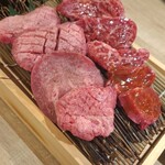 俺之燒肉 博多 - タンとハラミの全部盛り❤️おいしそ