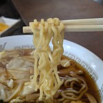 食堂 なすの屋 - 中細の縮れ麺♪