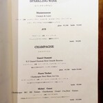 RESTAURANT SALT - メニュー②（2025.9.16現在）