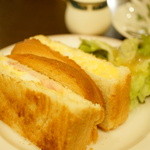 モーニング Bセット 焼きサンド・サラダ (コーヒー) (450円)