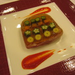 ヴァンセーヌ - ３６００円コースの前菜。