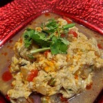 SOI maruyama - 牡蠣のカレー玉子炒め