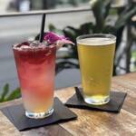 ALOHA STEAK HOUSE - ハイビスカスレモネード　ビール