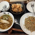 河本食事処 - まんぷくセット 1144円