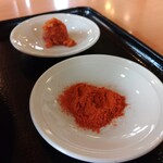 幸楽苑 - 辛いトッピング