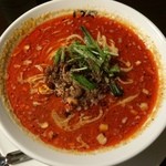 175°DENO担担麺 - 【2014年07月】担担麺（汁有）すごく痺れる＠900円。