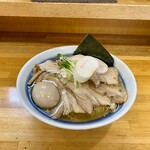 麺屋 しん蔵 - 百姓の塩チャーシュー麺 1400円  味付玉子 150円