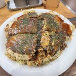 お好み焼 SETO - ✅肉玉イカ天そば¥864
✅麺ダブル¥108