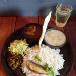 山のスパイス - 鮎と冬瓜のカレー