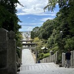 福間ラーメンろくでなし - 景色が良いです。夕方になると、