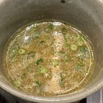 中華蕎麦 三藤 - 二色出汁つけ麺（貝塩）