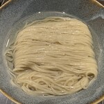 中華蕎麦 三藤 - 麺（昆布出汁のツユ）