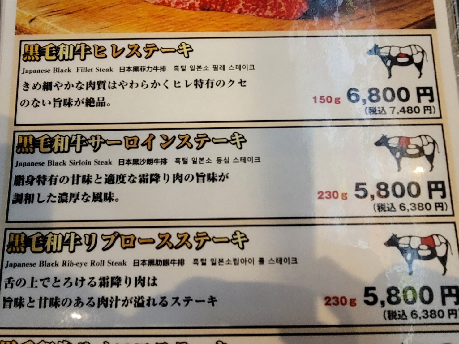 メニュー写真 : ステーキハウス88 国際通り店Annex （ステーキ