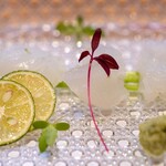 美味いもん屋 わ多なべ - 2025.9 沼ノ内産1.5kgサイズ伊勢海老お造り