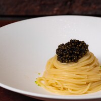 オシェトラ・キャビア/ カッペリーニ×山葵×甘海老