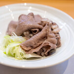 美味いもん屋 わ多なべ - 2025.9 米沢牛タンしゃぶ黒酢ソース