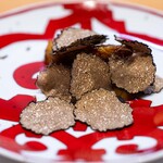 美味いもん屋 わ多なべ - 2025.9 茄子トリュフ（夕方に採れ立て地物茄子と黒トリュフ）