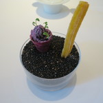 ル・ジュー・ドゥ・ラシエット  - 左：紫芋、右：さつまいも