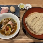 らぁめん鴇 - 特製 白醤油つけめん