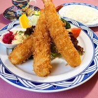 超特大エビフライセット