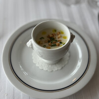 パノラミックレストラン ル・ノルマンディ - 玉葱とジャガイモの冷製スープカレー風味
