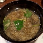 酒と食遊人 みなと - 能登もずくの味噌汁