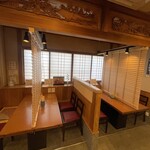 すき焼き福田屋 - 1階（ホール）1人~2人席