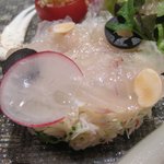 ラ サントゥール - (10/2夜)ずわい蟹と昆布〆白身魚のマリネをアップ