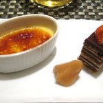 ラ サントゥール - (10/2夜)塩キャラメルとオペラ風のケーキは初めて